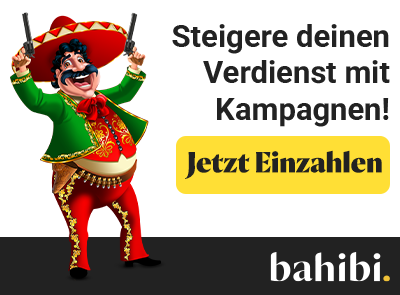 Jetzt einzahlen bei Bahibi für Casino Spiele
